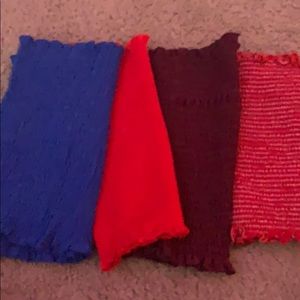 Women bundle of 4 tube tops